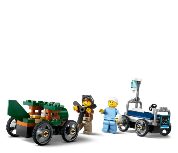 LEGO City 60459 Samolot kontra łóżko szpitalne – zestaw wyścigowy - 1298088 - zdjęcie 10
